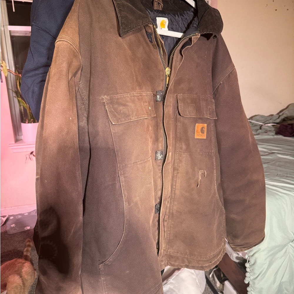Carhartt Men's Dark Brown Field Jacket